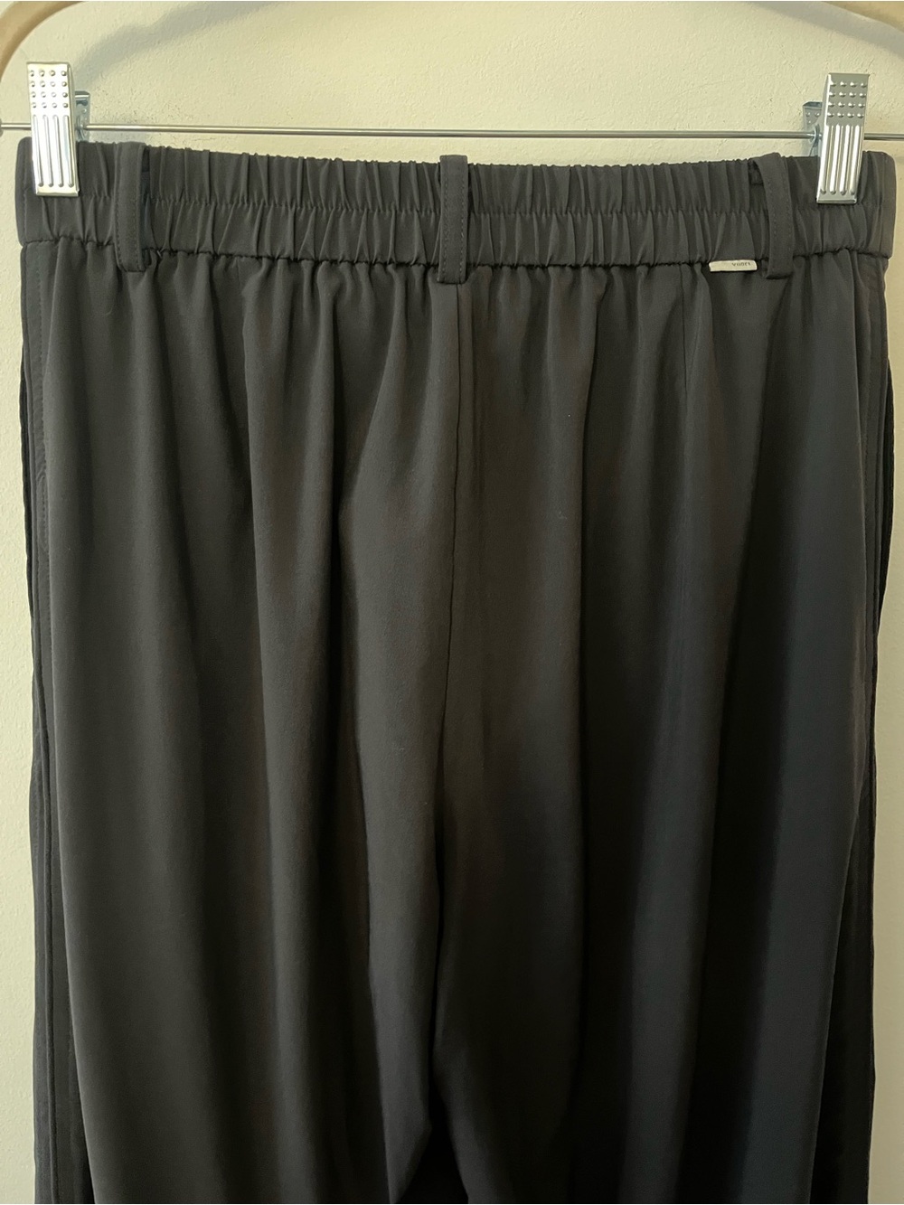 Vuori Villa Wide Leg Trouser Pant Black Sz S - Picture 11 of 11